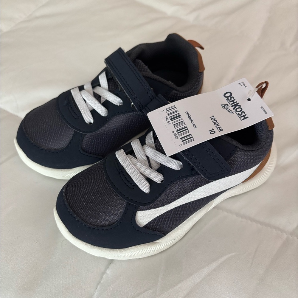 OshKosh B'gosh Kids' Navy and White Sneakers - NWT